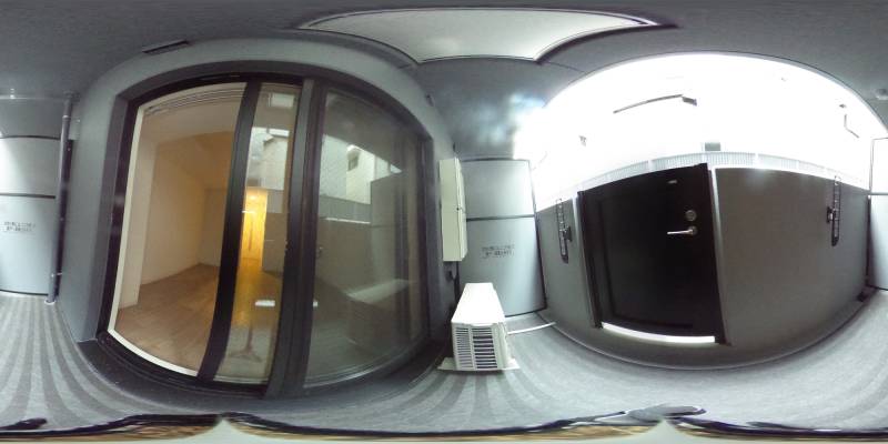 パノラマ画像バルコニー