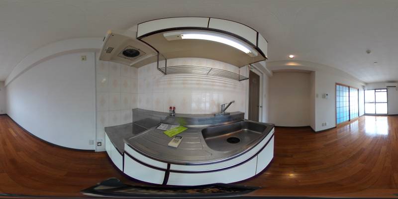 パノラマ画像キッチン