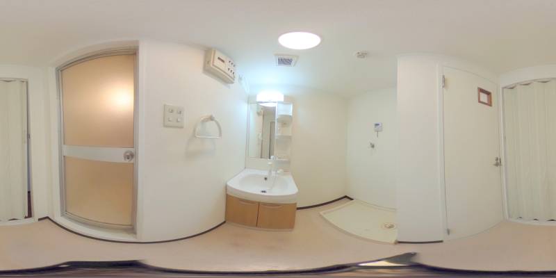 パノラマ画像洗面所