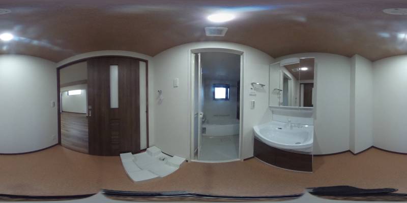 パノラマ画像バスルーム