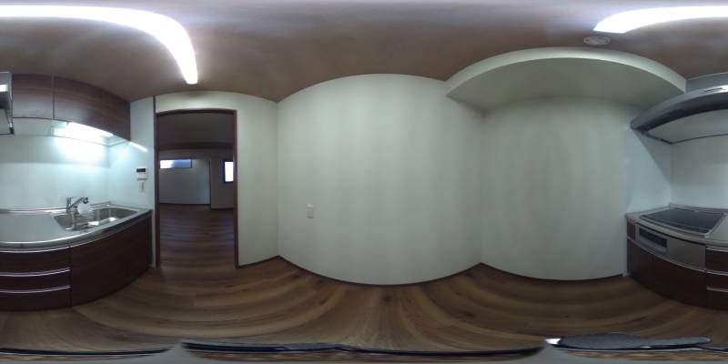 パノラマ画像キッチン