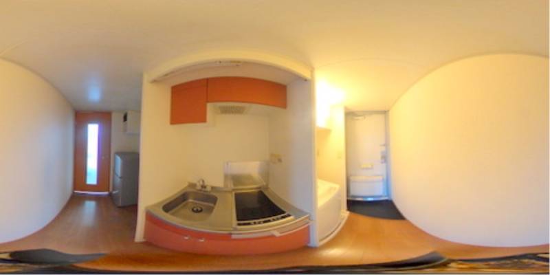 パノラマ画像キッチン