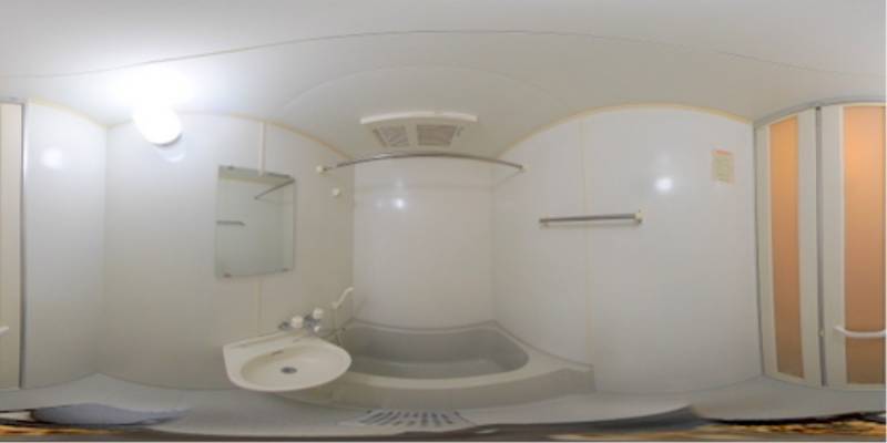 パノラマ画像バスルーム