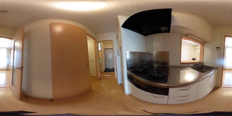 パノラマ画像キッチン