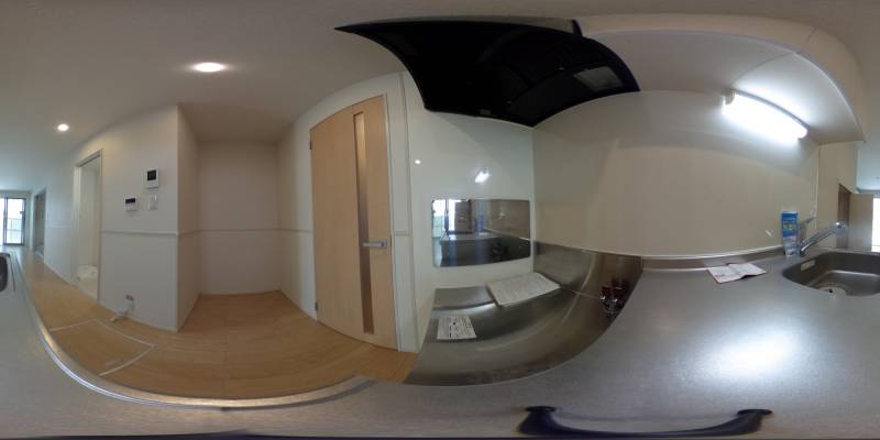 パノラマ画像キッチン