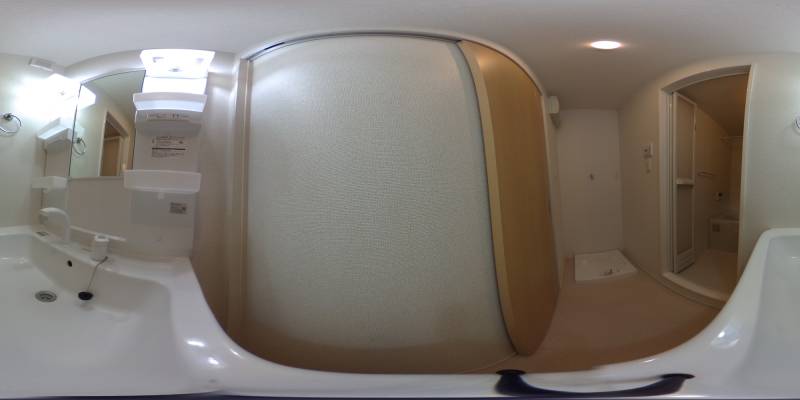 パノラマ画像洗面所