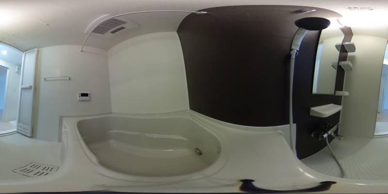 パノラマ画像バスルーム