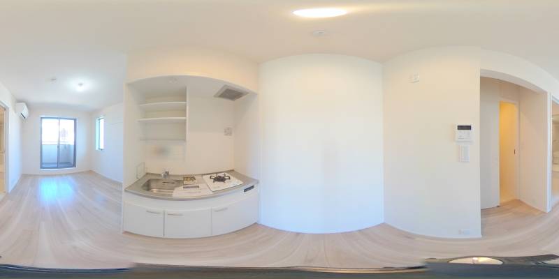 パノラマ画像キッチン