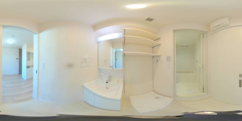 パノラマ画像洗面所