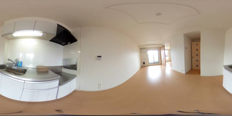 パノラマ画像キッチン