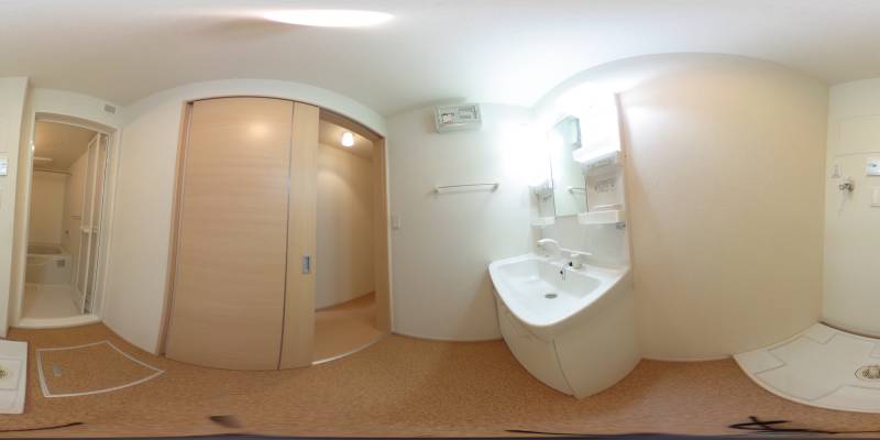 パノラマ画像洗面所