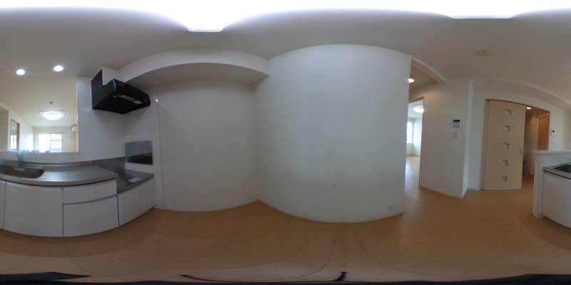 パノラマ画像キッチン