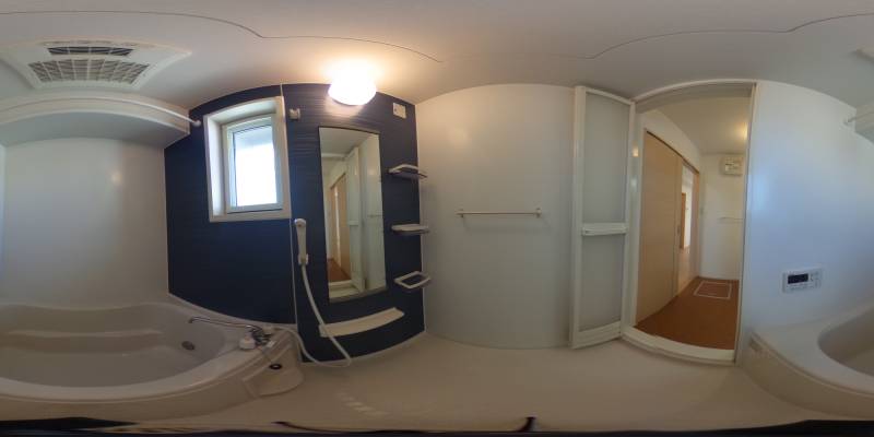 パノラマ画像バスルーム