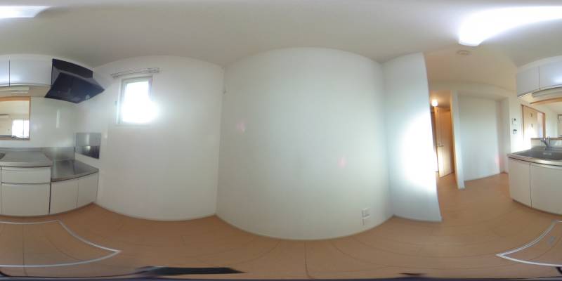 パノラマ画像キッチン