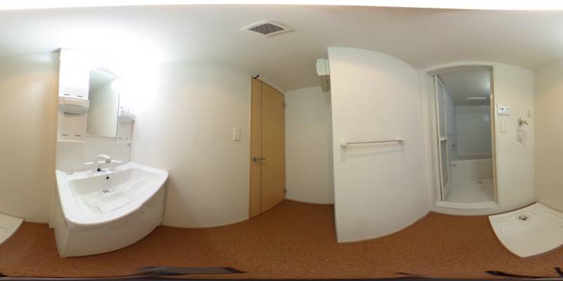 パノラマ画像洗面所