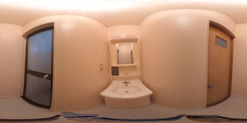 パノラマ画像洗面所