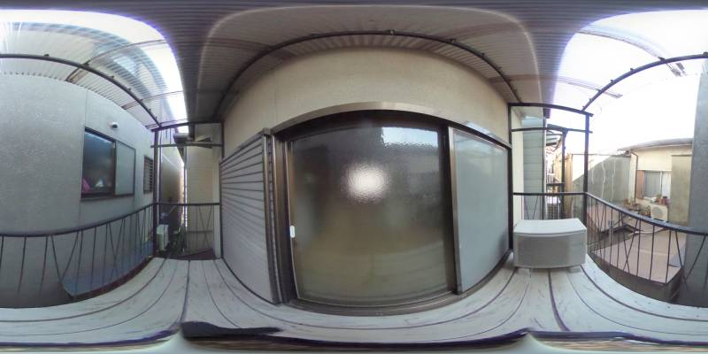 パノラマ画像バルコニー