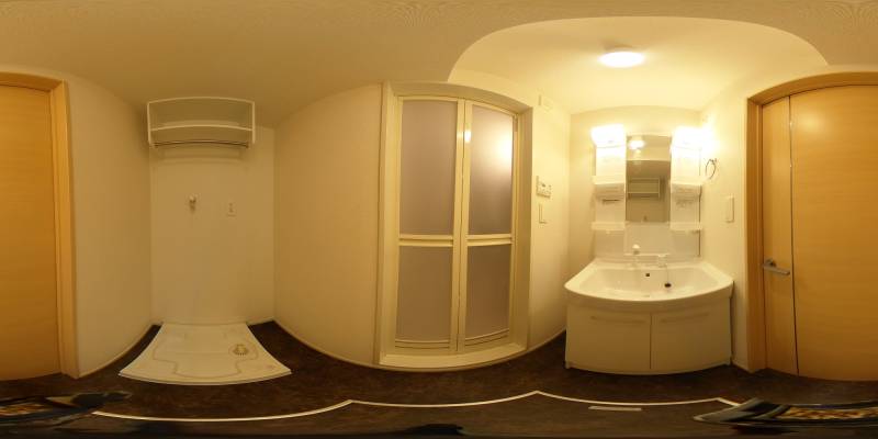 パノラマ画像洗面所