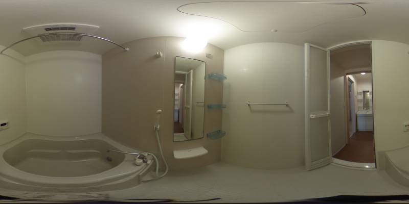 パノラマ画像バスルーム