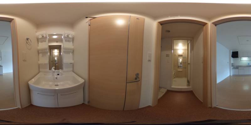 パノラマ画像洗面所