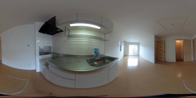 パノラマ画像キッチン