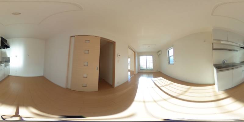 パノラマ画像キッチン