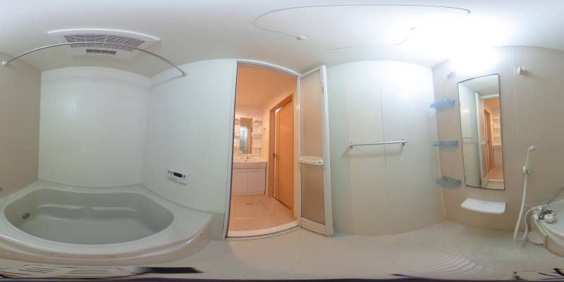 パノラマ画像バスルーム