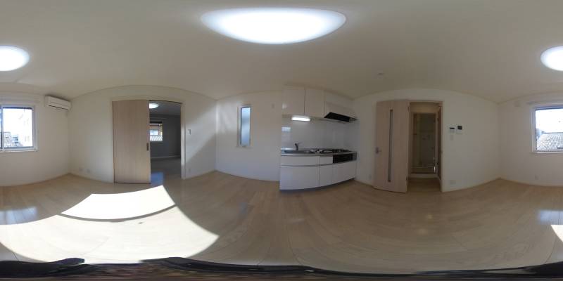 パノラマ画像キッチン