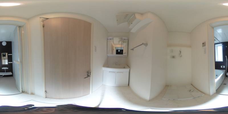 パノラマ画像洗面所