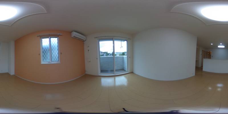 パノラマ画像リビング