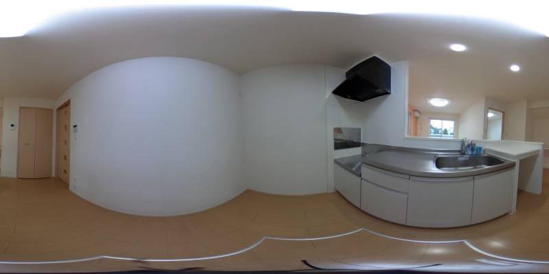 パノラマ画像キッチン
