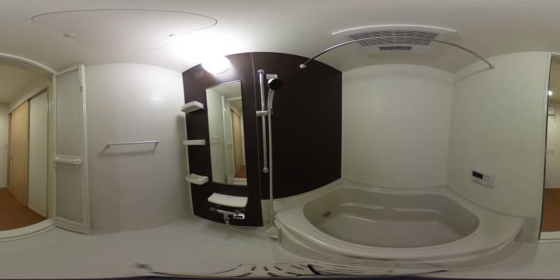 パノラマ画像バスルーム