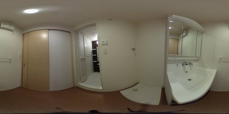 パノラマ画像洗面所