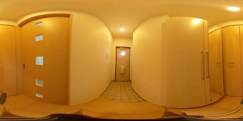 パノラマ画像玄関