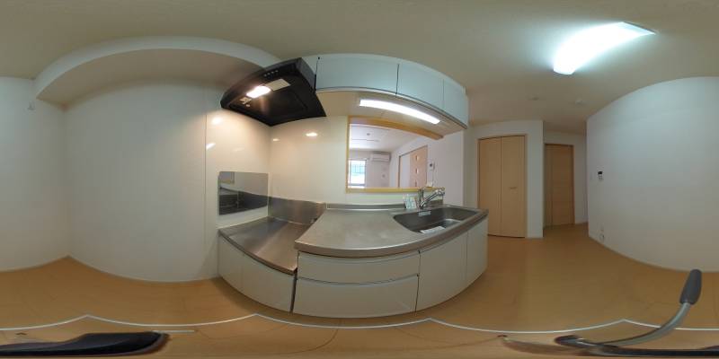 パノラマ画像キッチン
