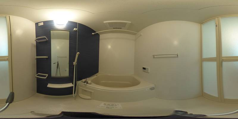 パノラマ画像バスルーム