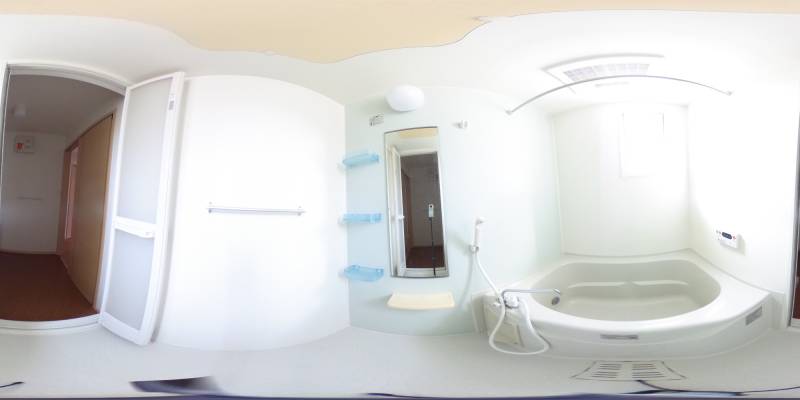 パノラマ画像バスルーム