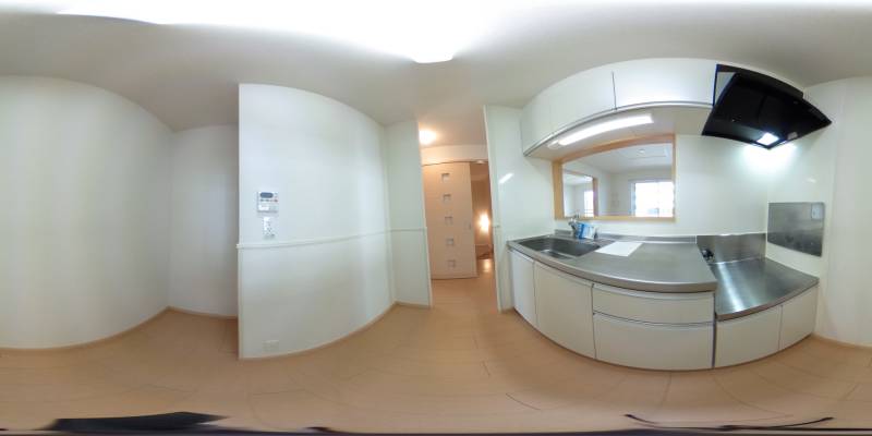 パノラマ画像キッチン