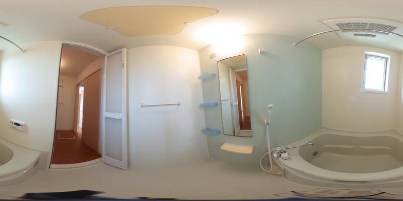 パノラマ画像バスルーム