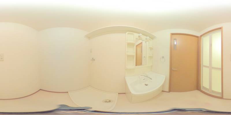 パノラマ画像洗面所