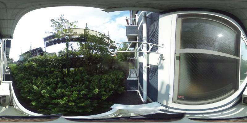 パノラマ画像バルコニー