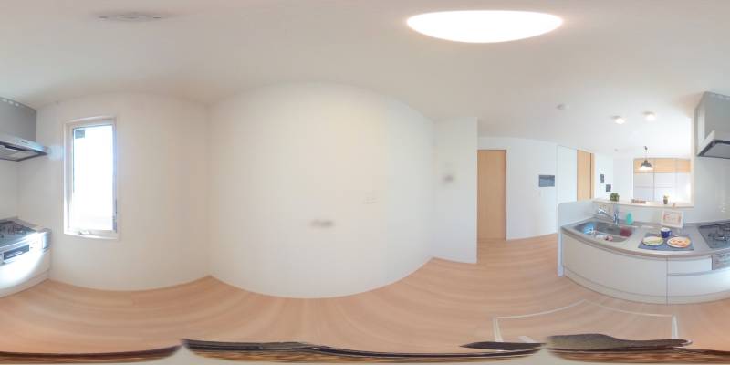 パノラマ画像キッチン