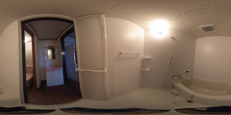 パノラマ画像バスルーム