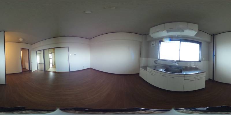 パノラマ画像キッチン