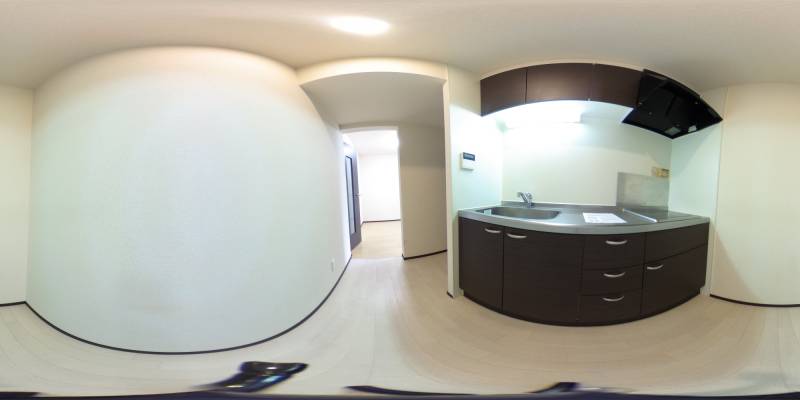 パノラマ画像キッチン