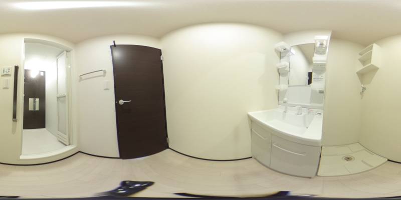 パノラマ画像洗面所