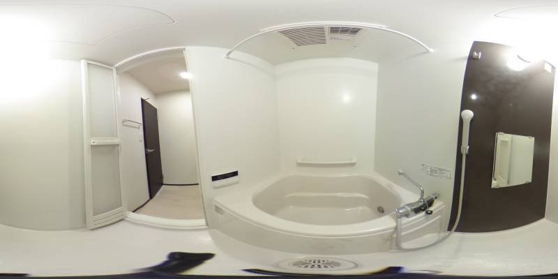 パノラマ画像バスルーム