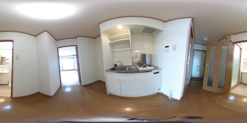 パノラマ画像キッチン