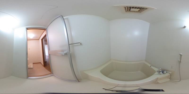 パノラマ画像バスルーム