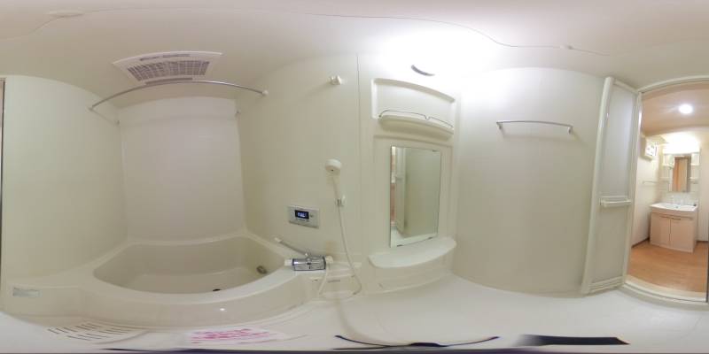 パノラマ画像バスルーム